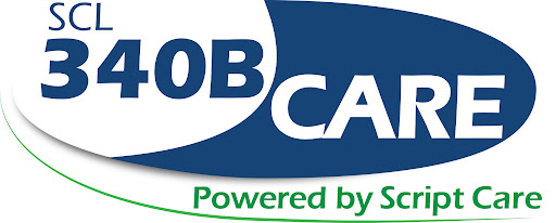 SCL 340B Care Powered by Script Care logo